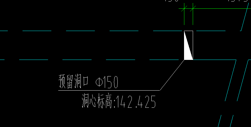 预留洞