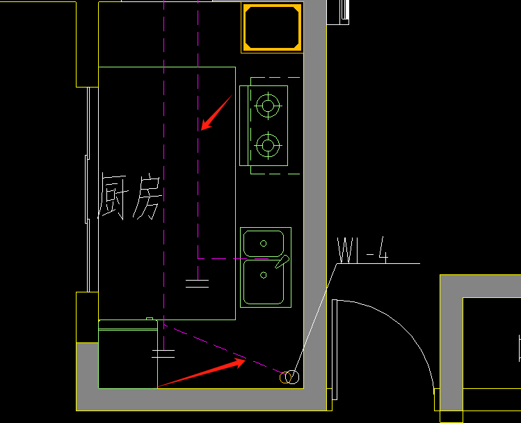 箭头所指