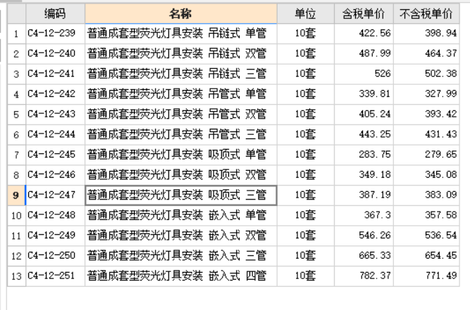 套什么定额