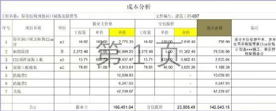 造价技能