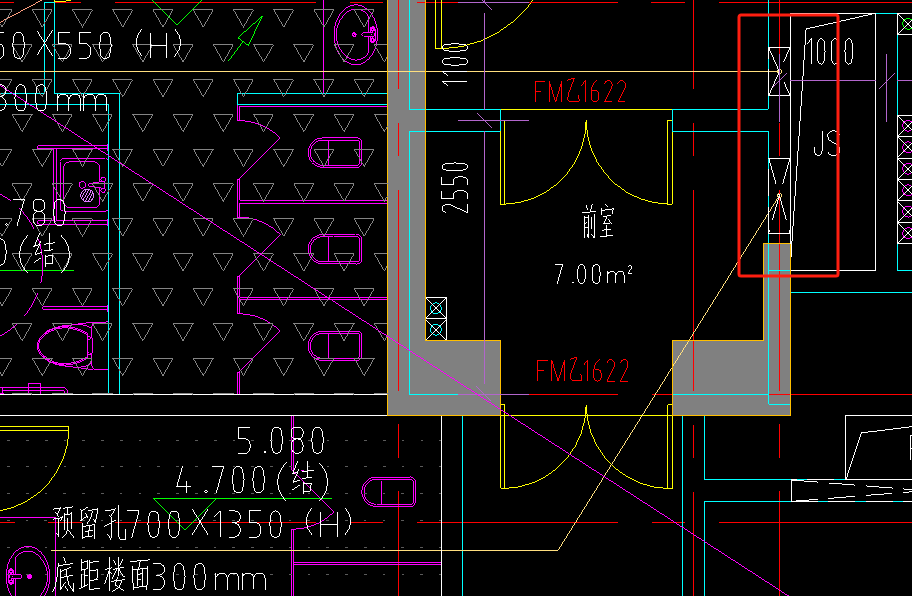 预留洞
