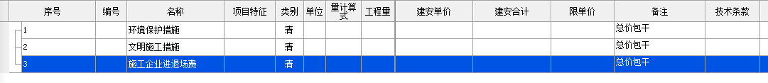 措施费