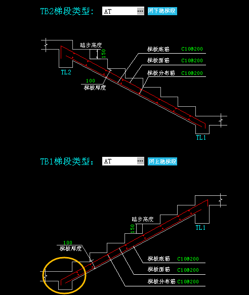 双跑楼梯