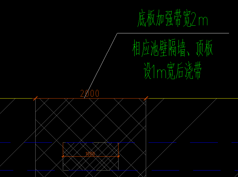 后浇带怎么画