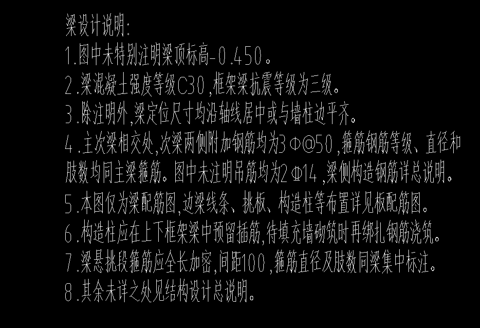 次梁加筋