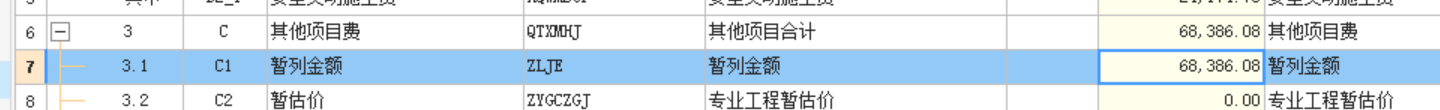 费用汇总