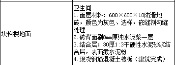 项目特征