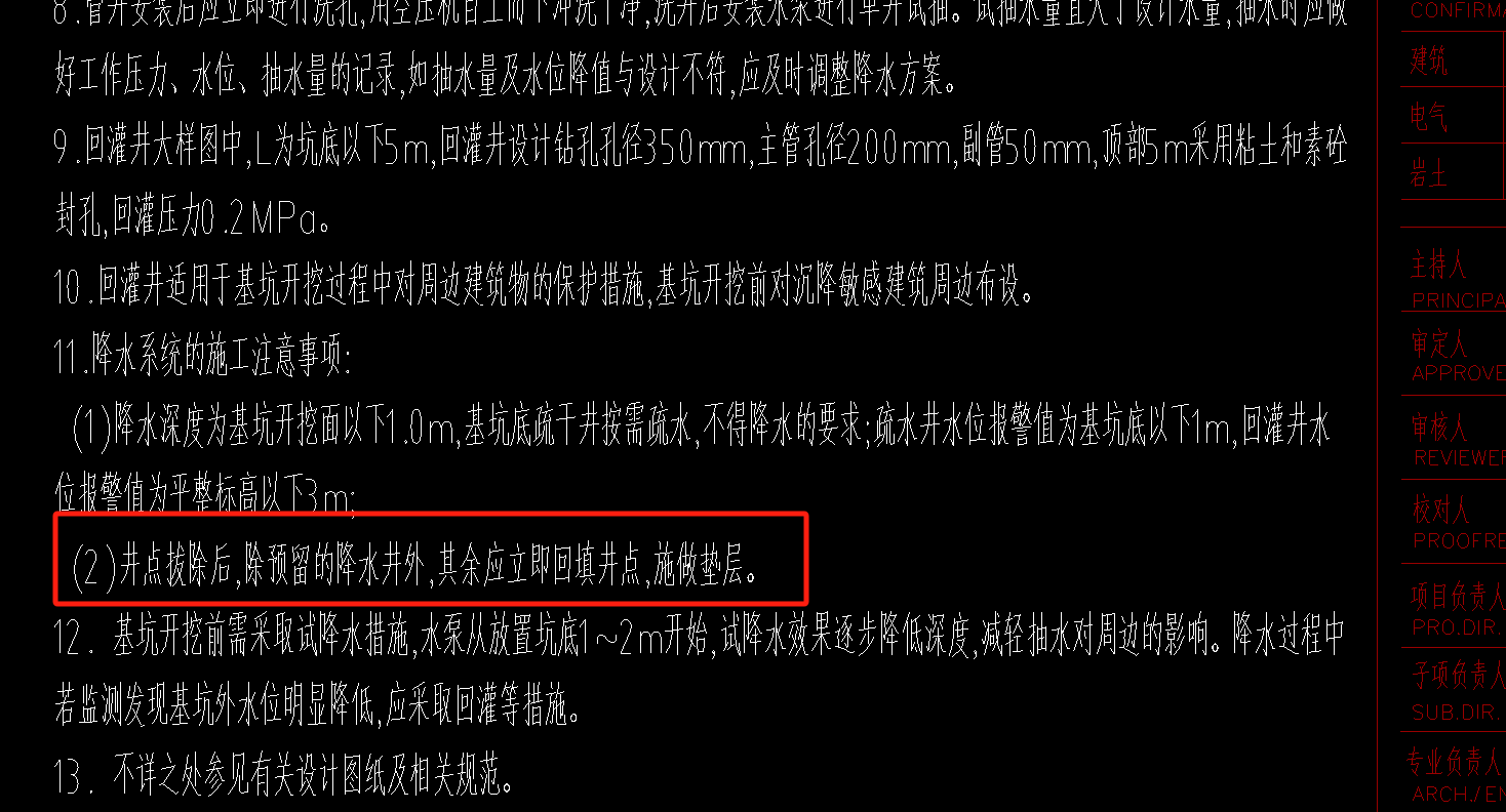 降水井