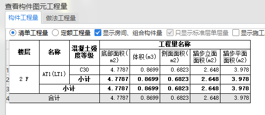 查看工程量
