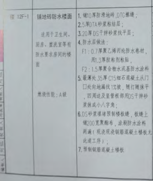 地面做法