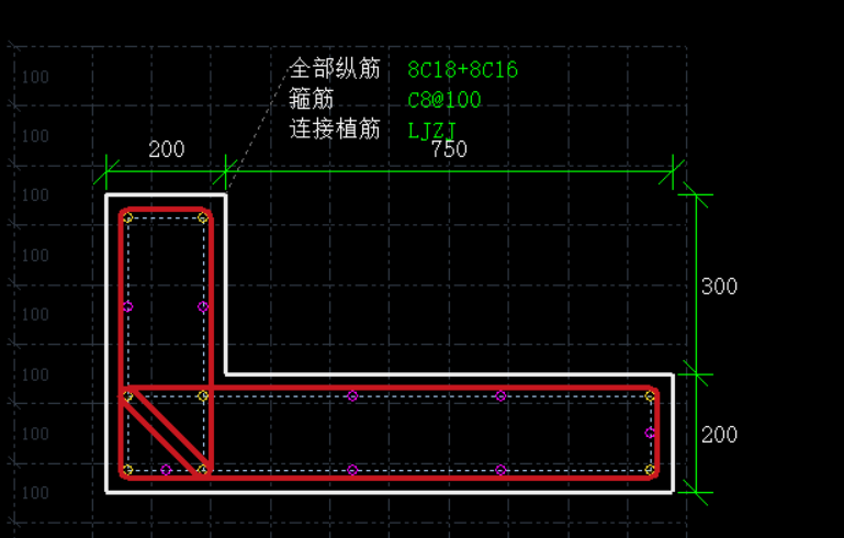 约束边缘柱