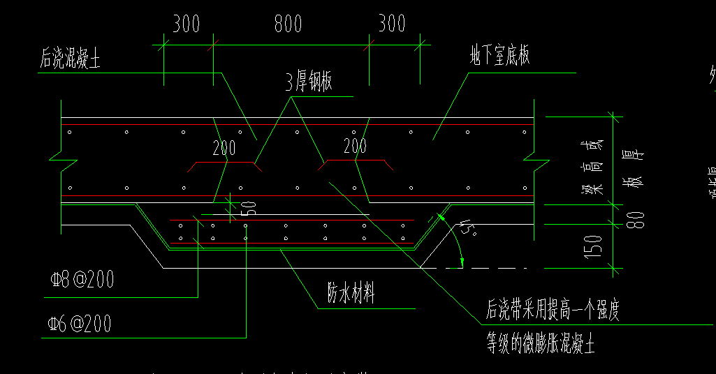 后浇带