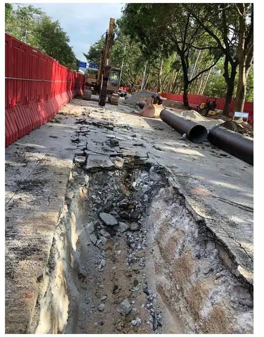 素混凝土路面