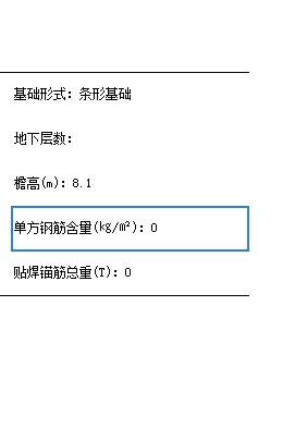 钢筋含量