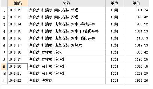 套哪个定额