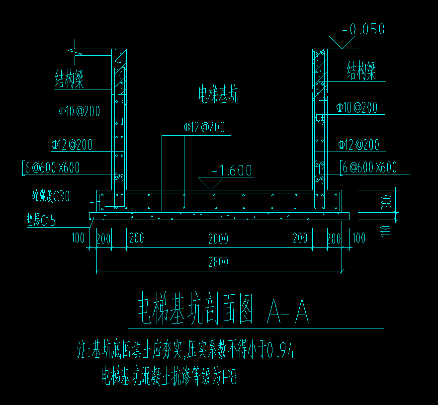 电梯基坑