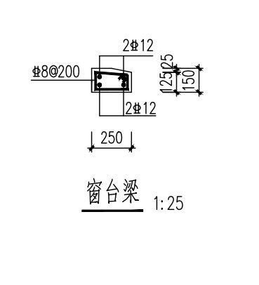 窗台梁