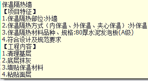 清单描述