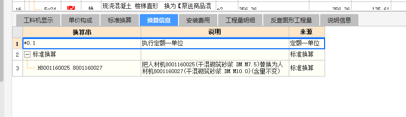 换算