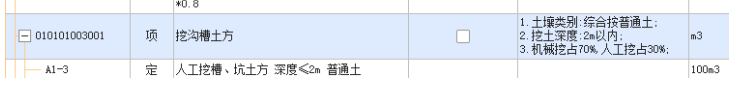 挖沟槽土方