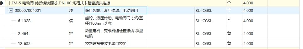 套清单