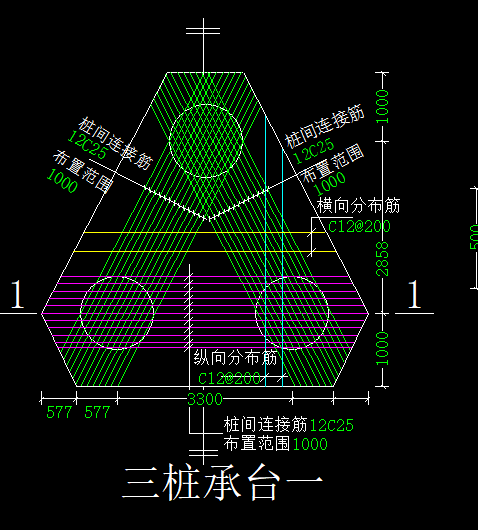 三桩承台