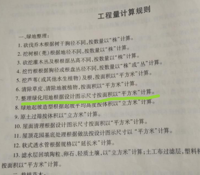 整理绿化用地