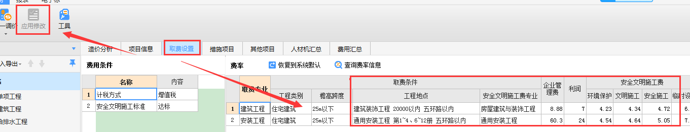 措施费