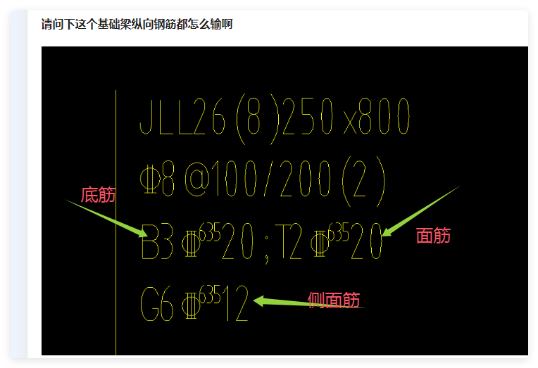梁纵向钢筋