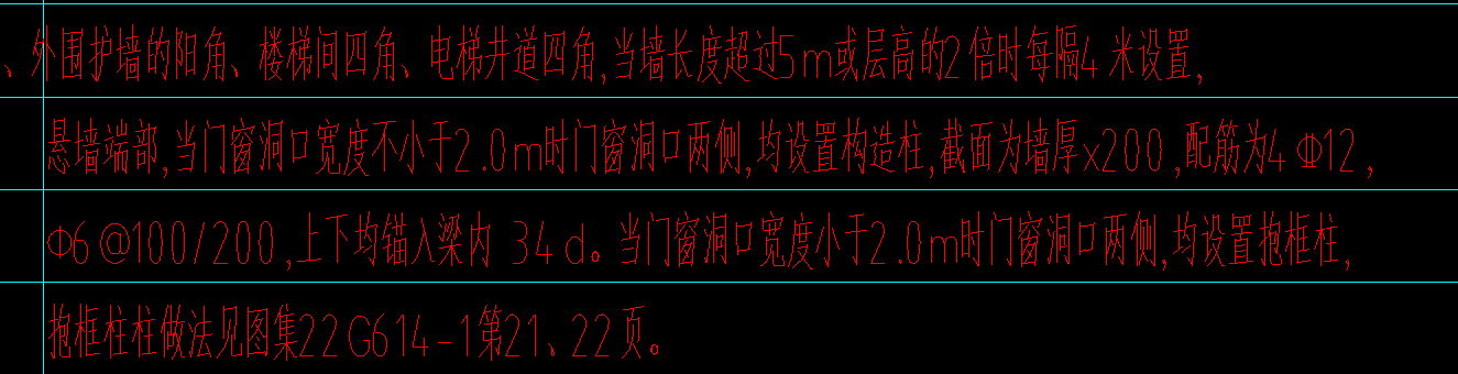 框柱