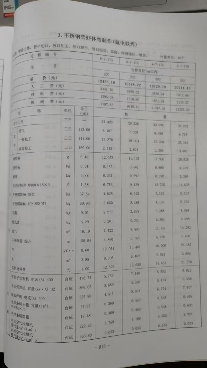 定额书
