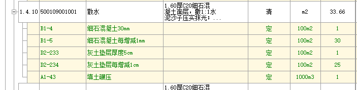 套定额