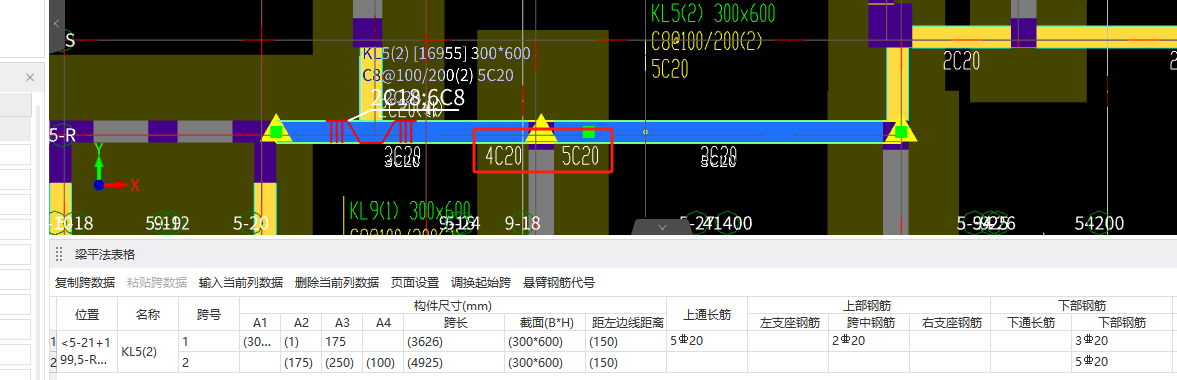 通长筋