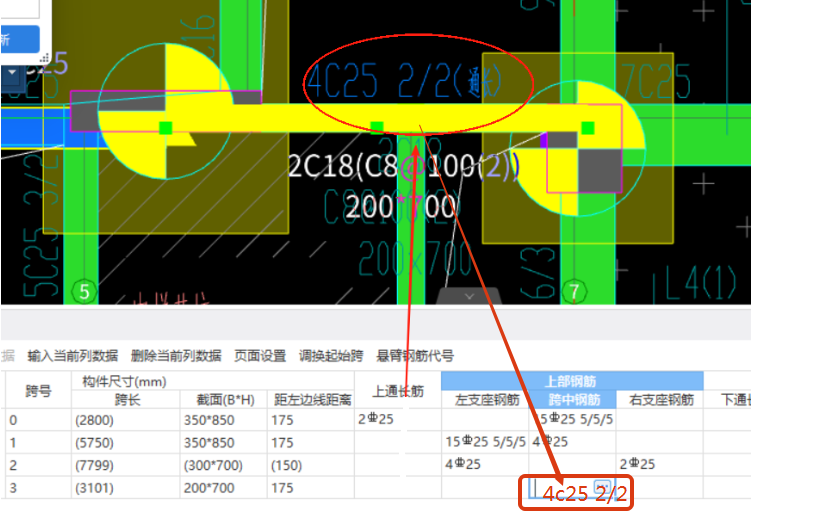 通长筋