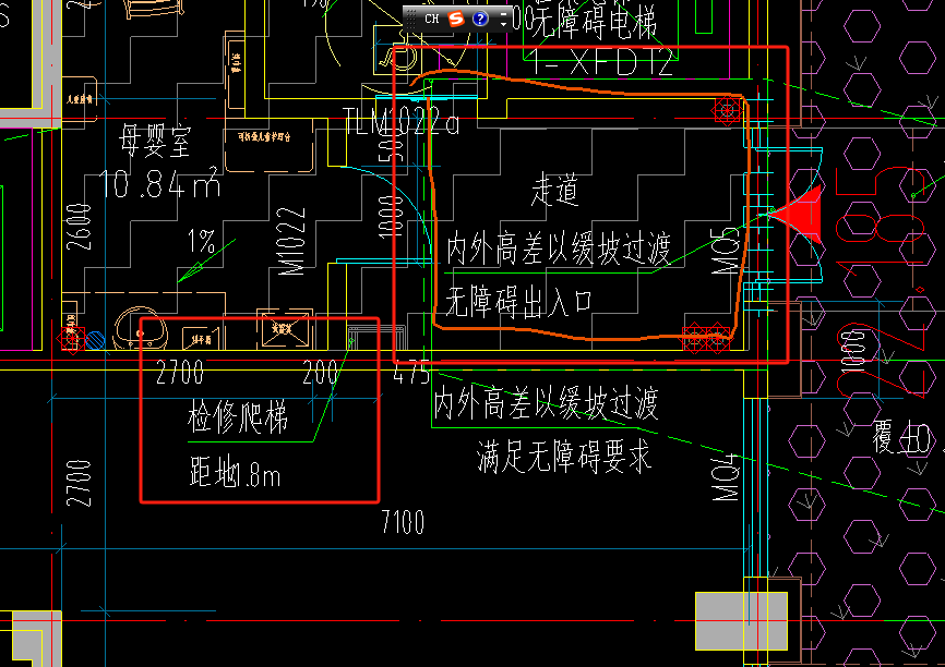 旁边