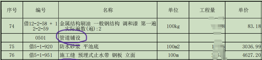 概算书