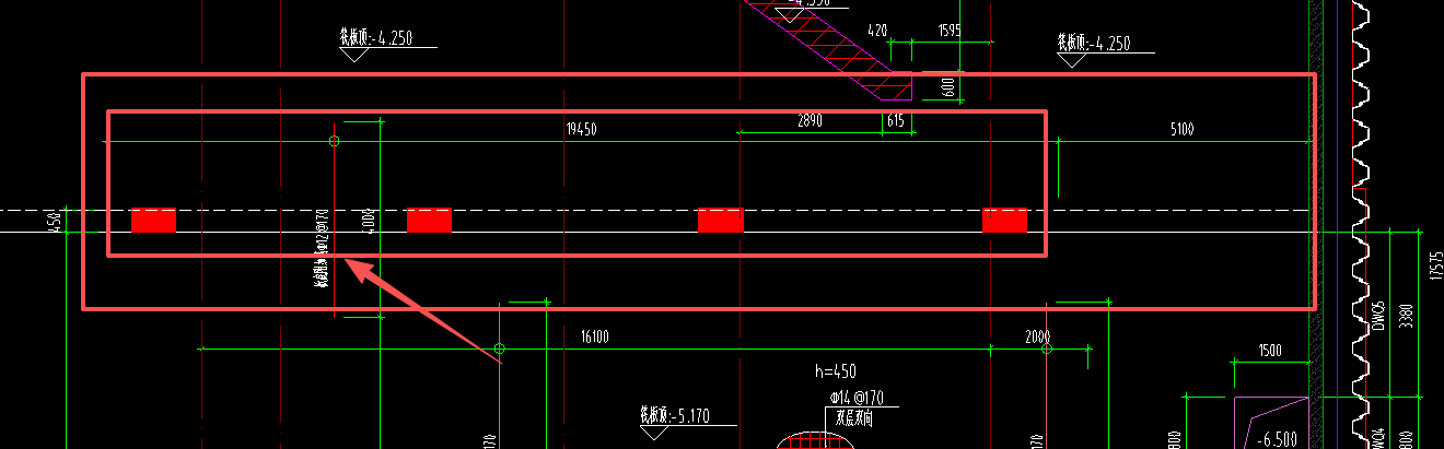 答疑：请问这个附加钢筋的范围是哪个？