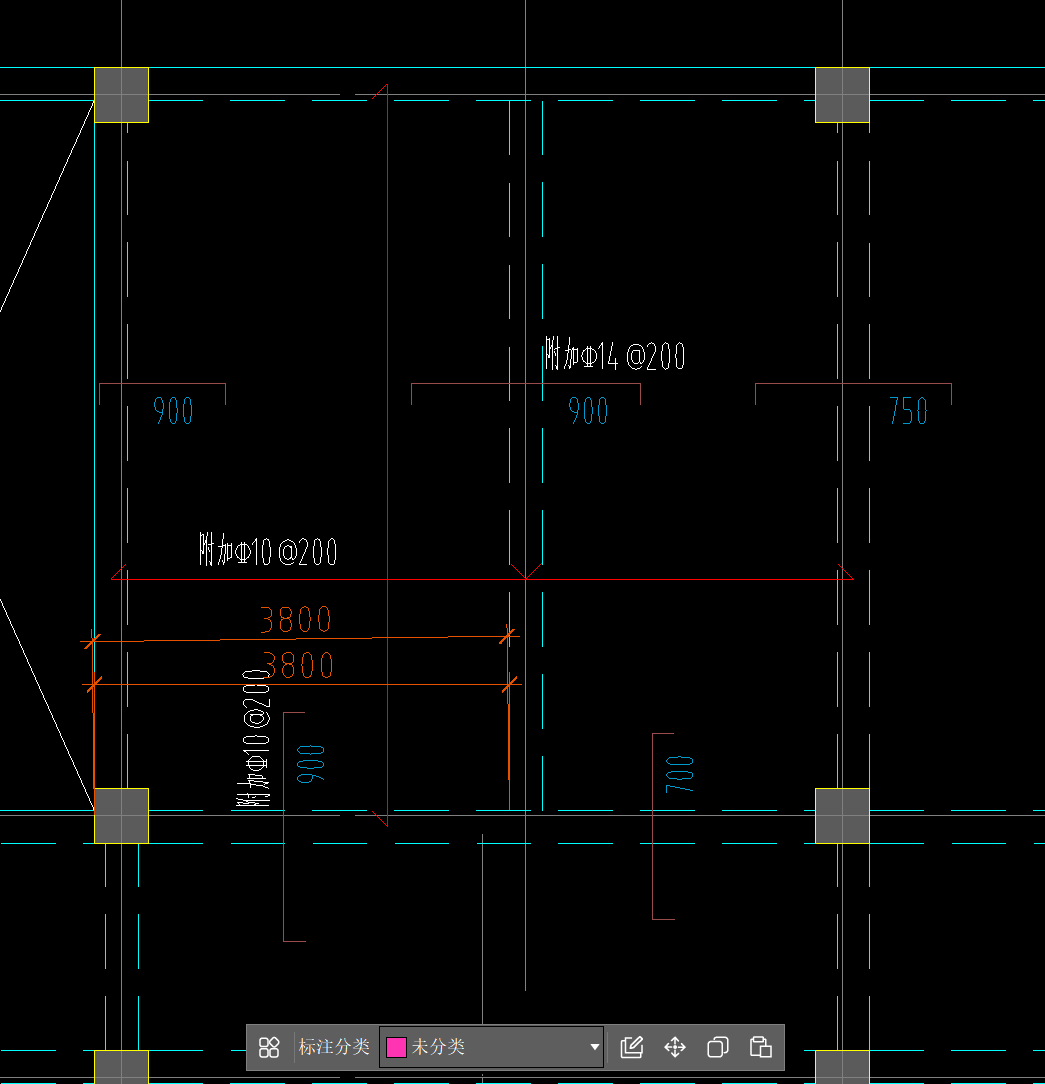 答疑：请问这块板底筋怎么布置呀，还有附加C14@200，要画一C8@200再画C14吗