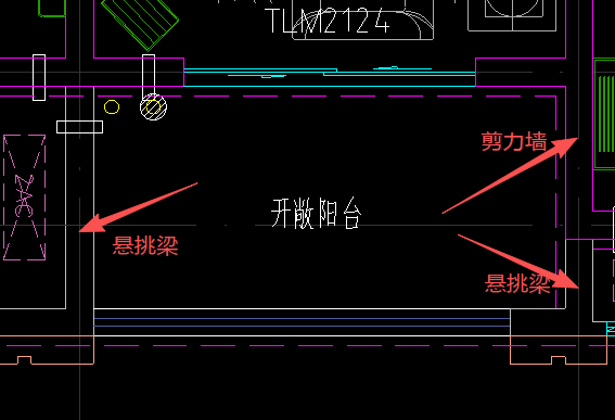 答疑：老师们，这种阳台属于三面悬挑阳台板吗？