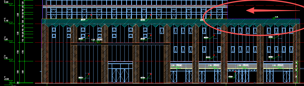答疑：请问下，第四层旁边的空白是第三层的楼面，可不可以算在第四层的建筑面积？