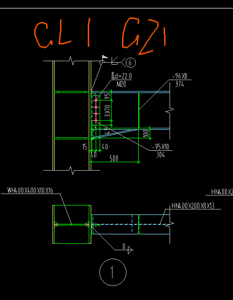 答疑：这种钢梁和钢柱的连接节点螺栓归属钢梁还是钢柱？