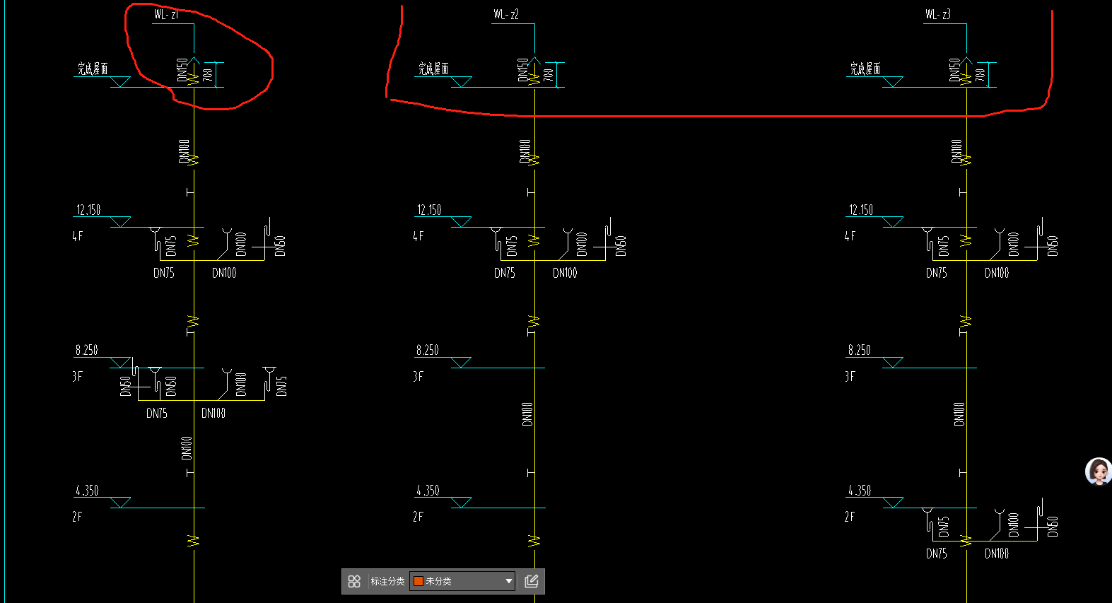 答疑：排水立管屋面上面的通气部分管径为什么比下面粗呢