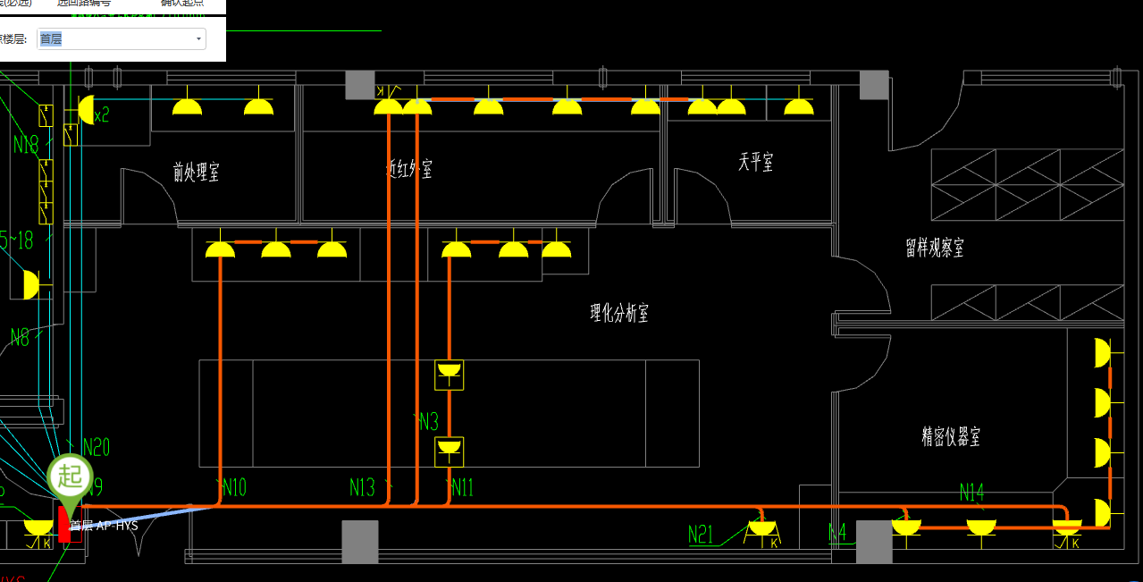 答疑：每次想识别单根线路，其他线路全选上了，用单根直线画又容易打架，有什么解决方案？