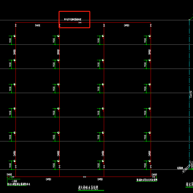答疑：消防立水管沿天花板连接成环状，是这样画过去吗