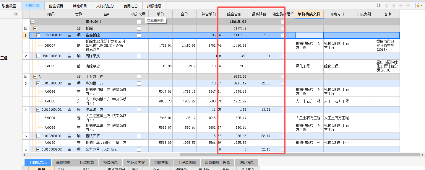 限价