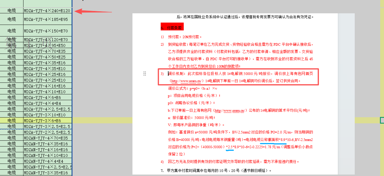 截面积