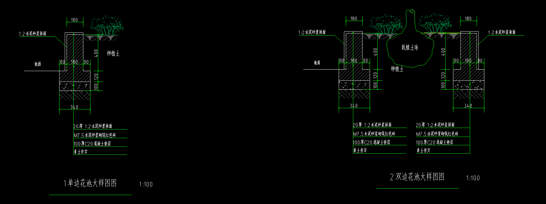 答疑：砖砌花池