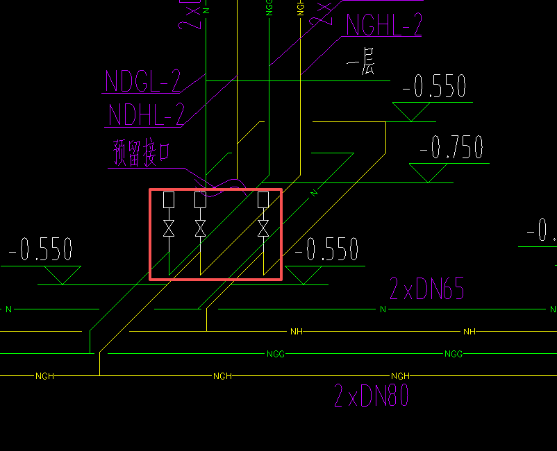 答疑：自动排气阀为DN20，采暖主管分别为DN50、DN65，接多长DN20管接排气阀