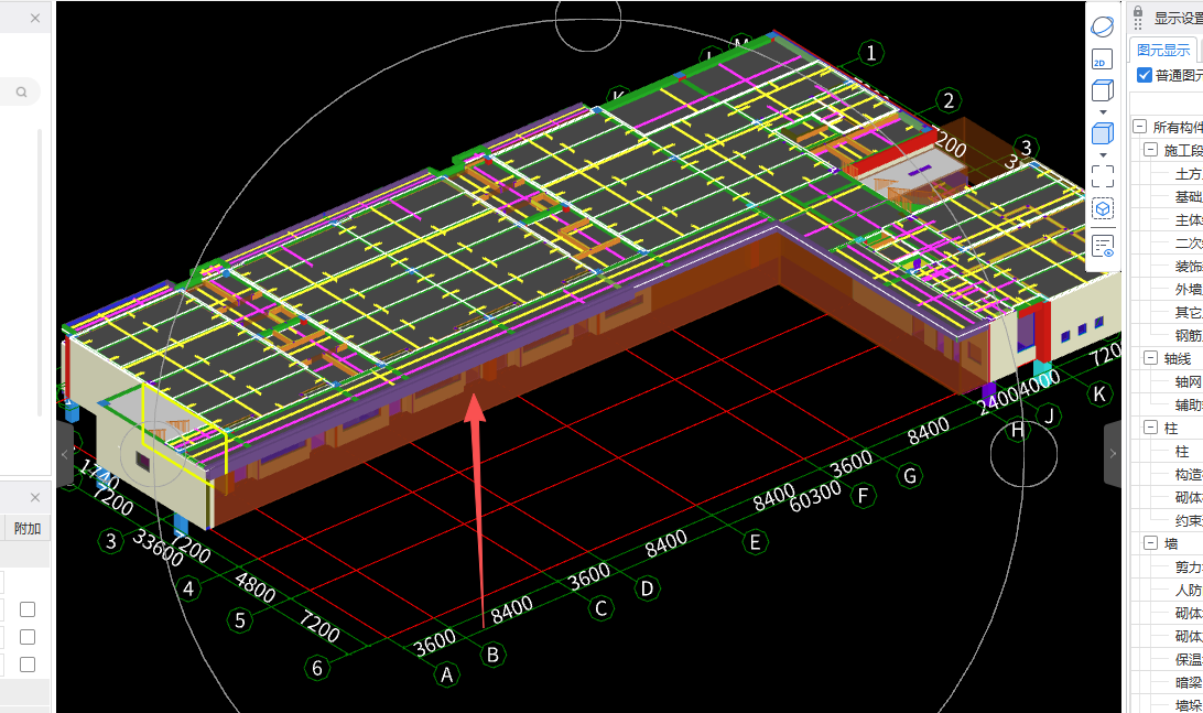答疑：请问截图这个走廊（无外围护结构）是算半面积吗