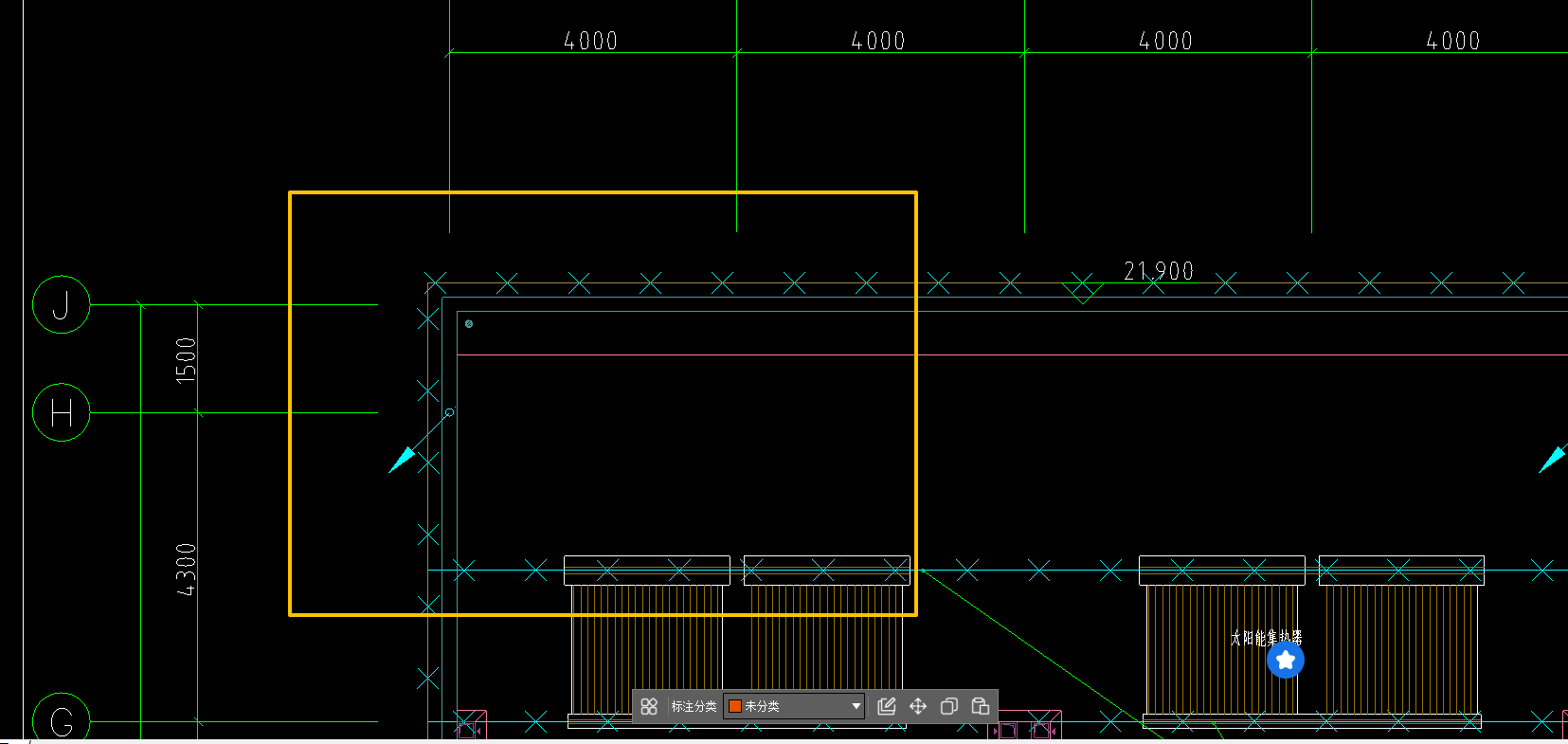 答疑：避雷网是黄色的线还是蓝色的两条线